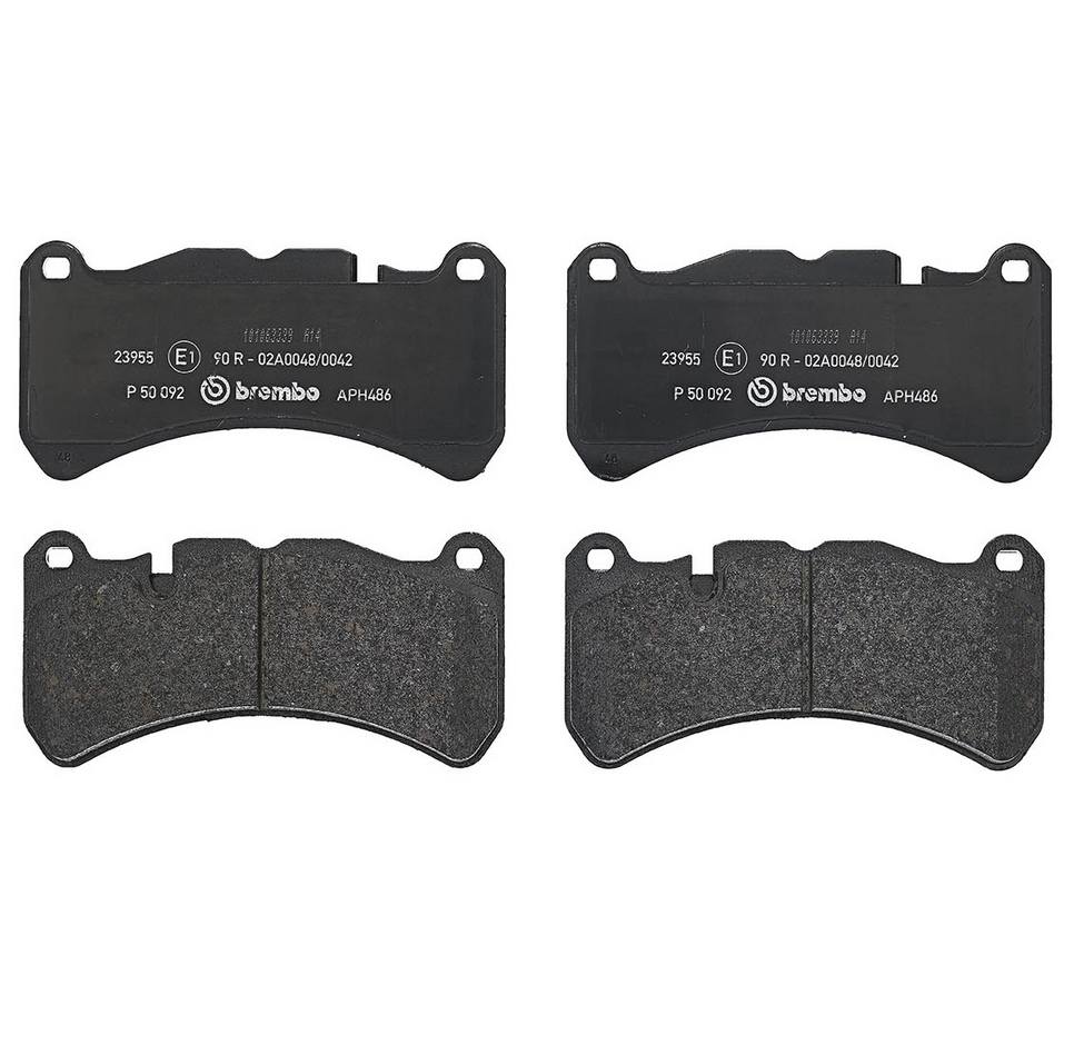 Mercedes Disc Brakes Kit -  Pads Front (Low-Met) - Brembo P50092